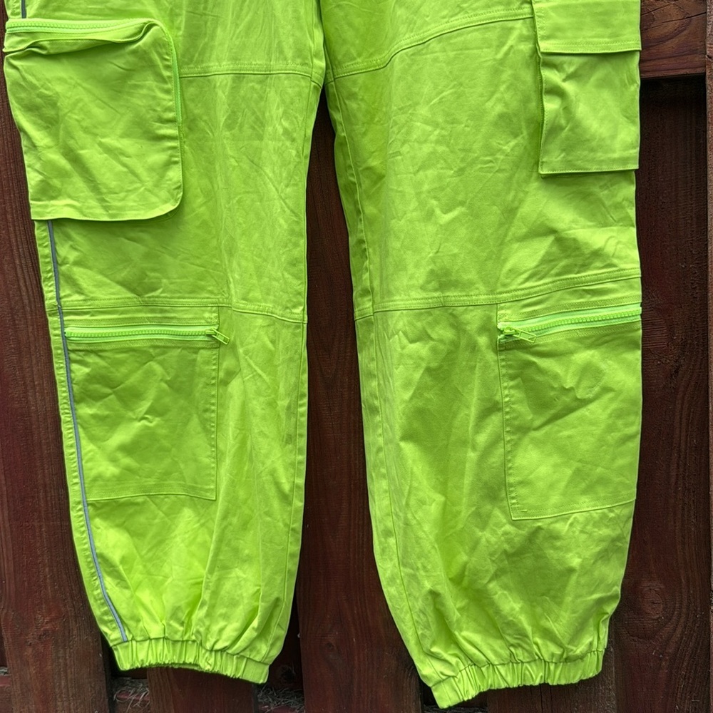 Hot & Delicious Neon Green Pants Plus Size 3X - Picture 3 of 9